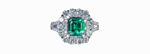 エメラルドダイヤモンドリング